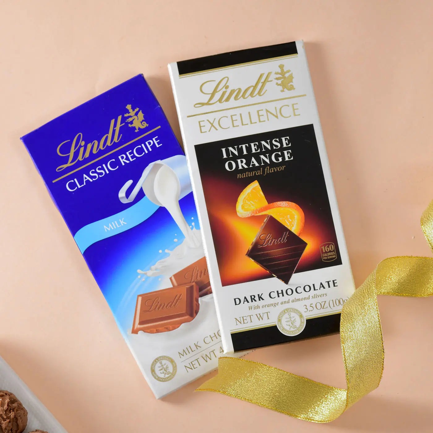 lindt classic recipe and lindt intense excellence orange bars