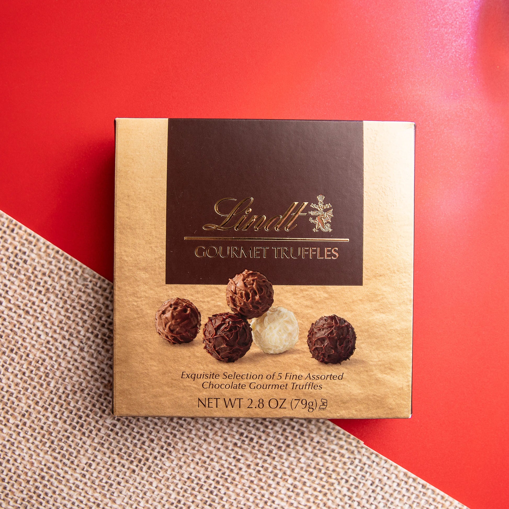 lindt gourmet truffles box